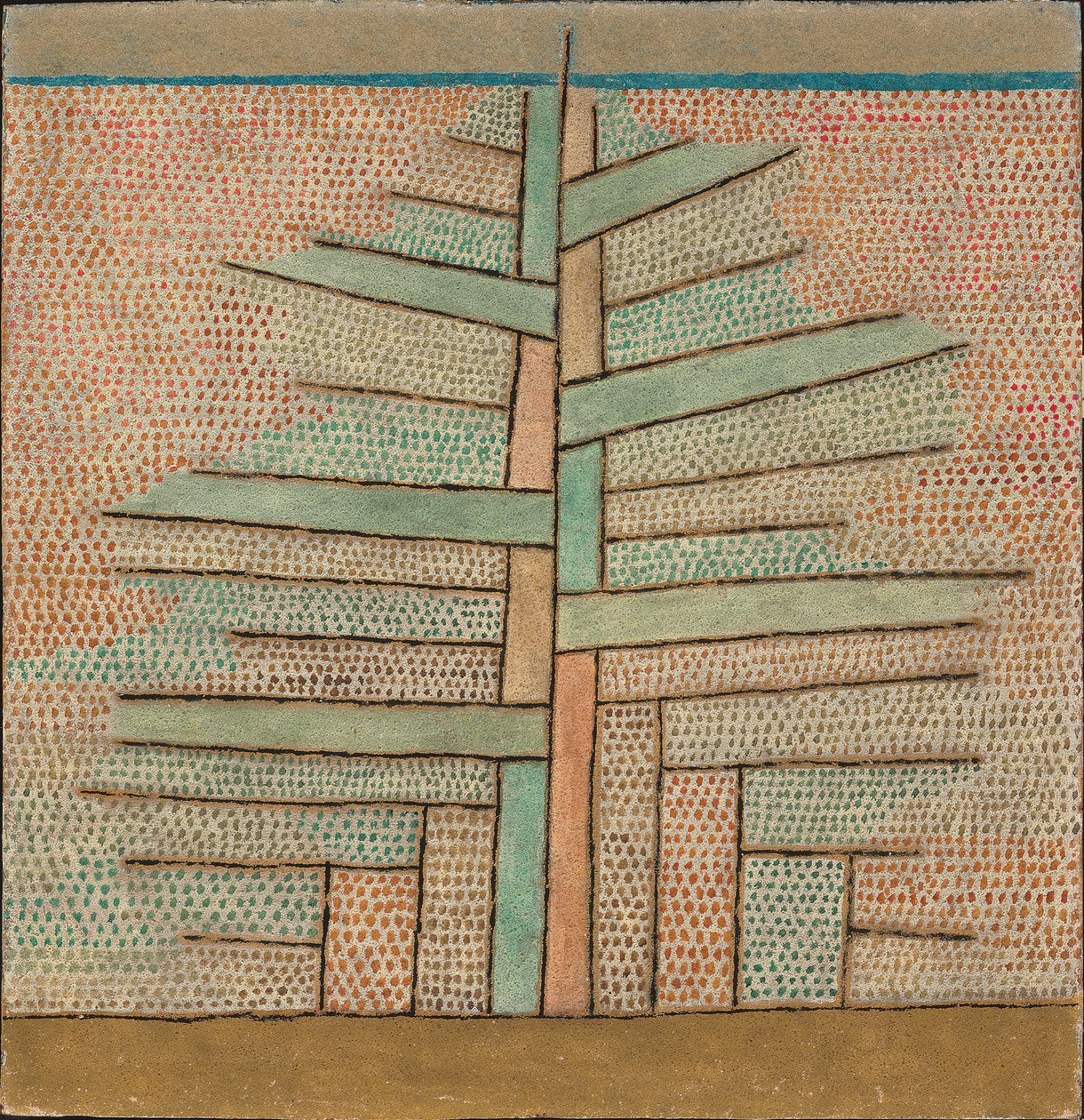 Borovice od Paul Klee