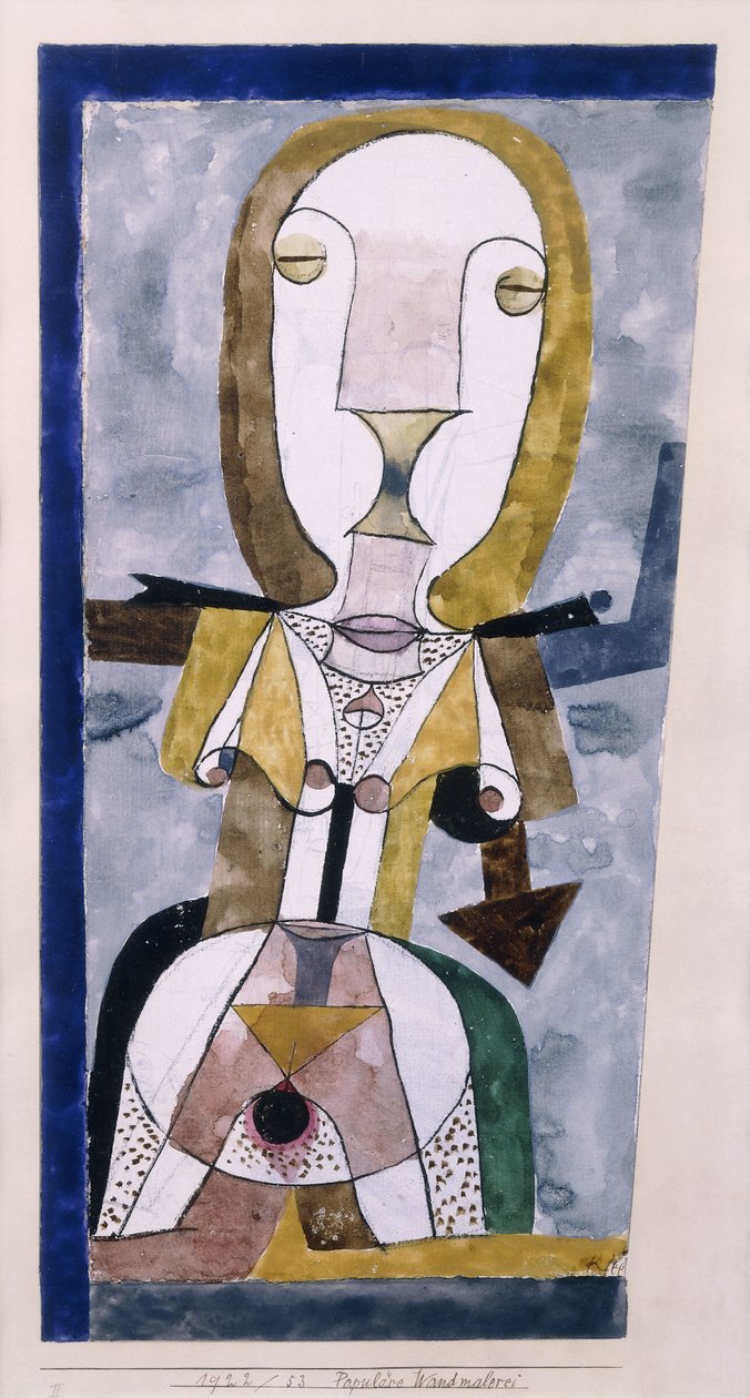Populární nástěnná malba; Populární Wandmalerei od Paul Klee