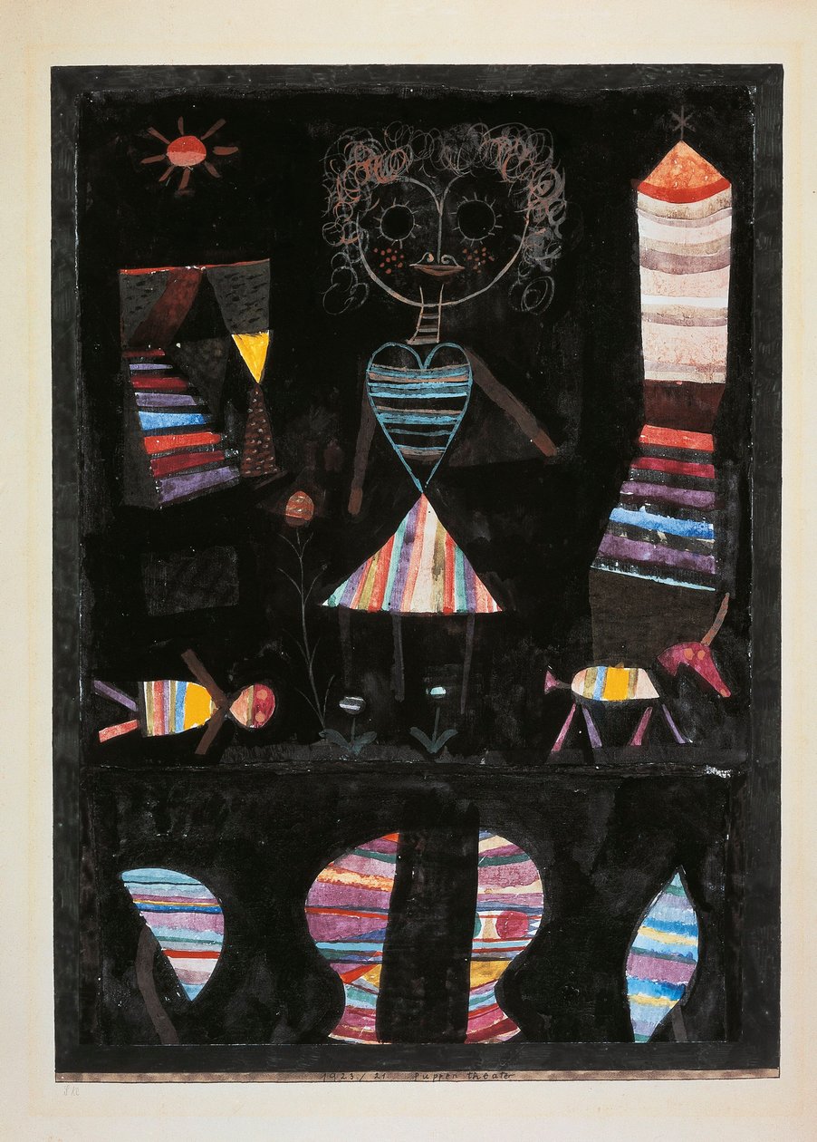 Puppet Theatre (Puppet Theatre) od Paul Klee