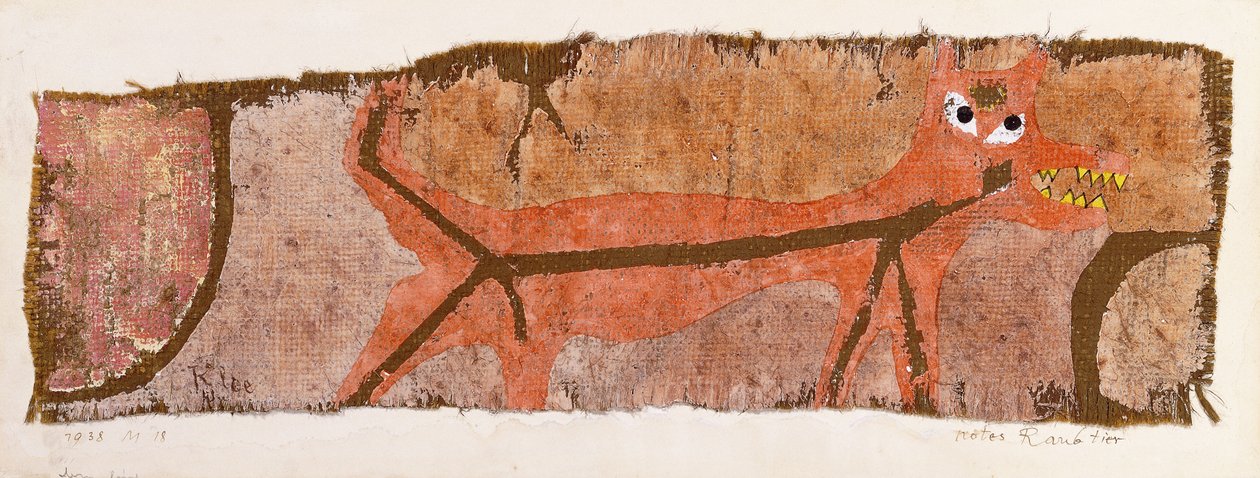 Červený Predátor od Paul Klee