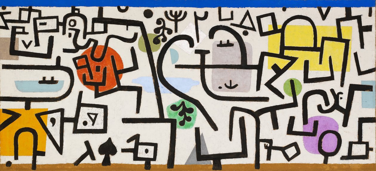 Rich Harbour Picture of a Journey, 1938. od Paul Klee