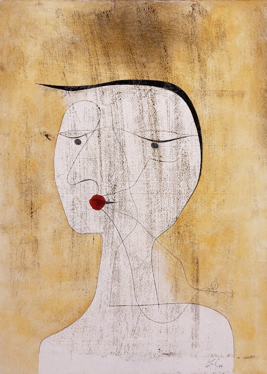 Uzavřená žena; Uzavřená dáma od Paul Klee