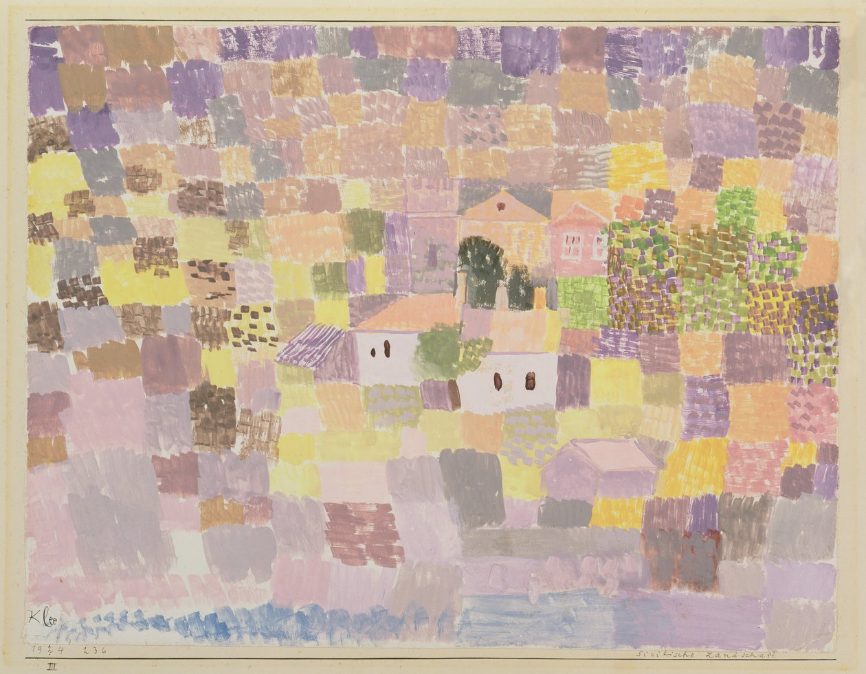 Sicilská krajina od Paul Klee