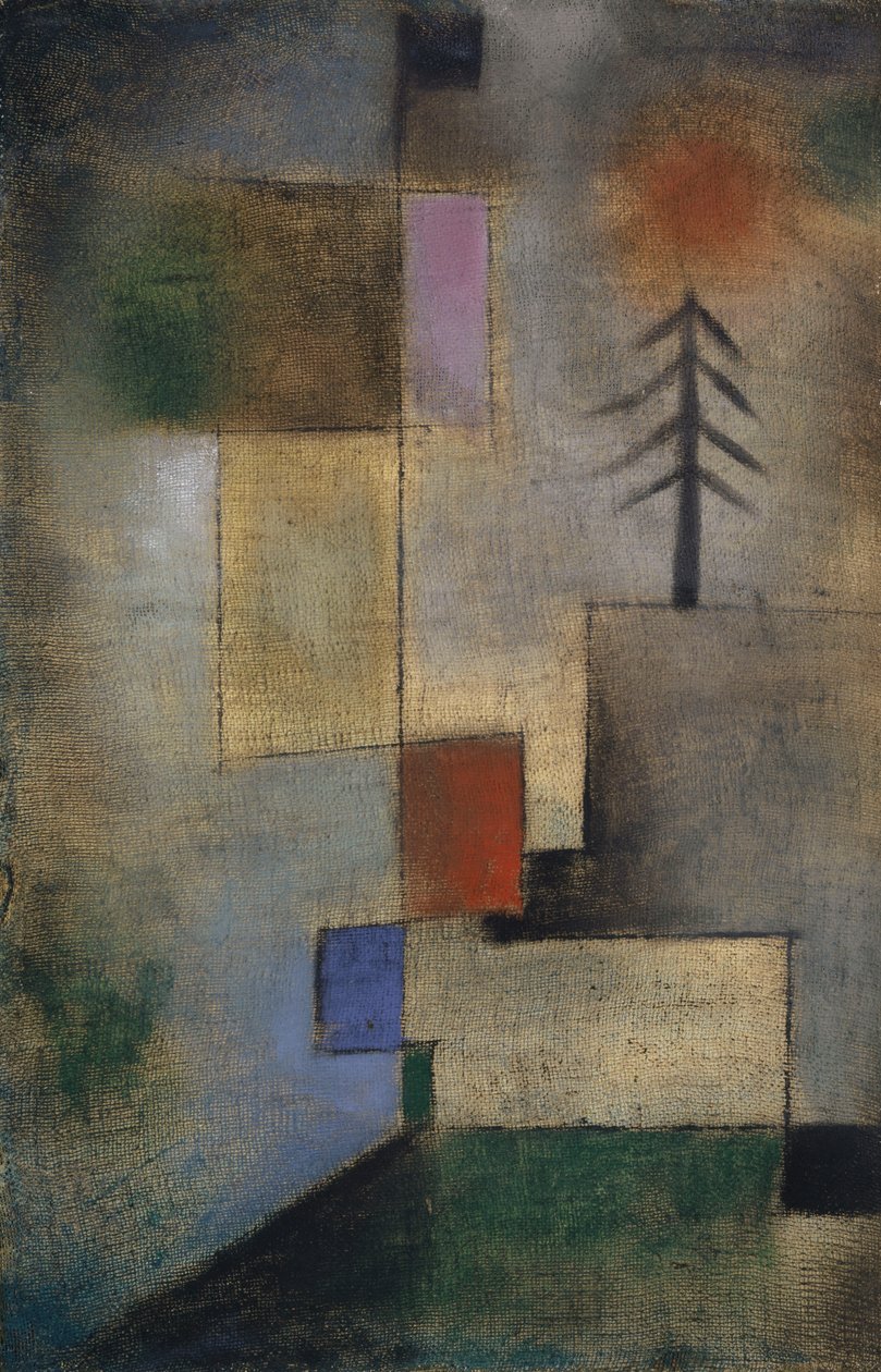 Malý obrázek jedle, 1922. od Paul Klee