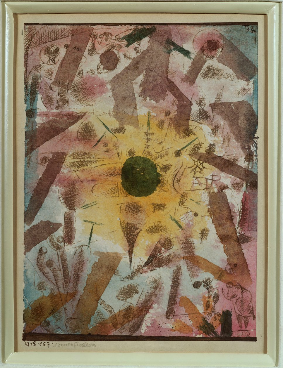 Zatmění Slunce od Paul Klee