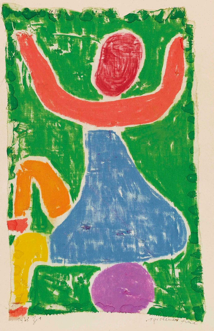 Dítě si hraje Dítě si hraje, 1938. od Paul Klee