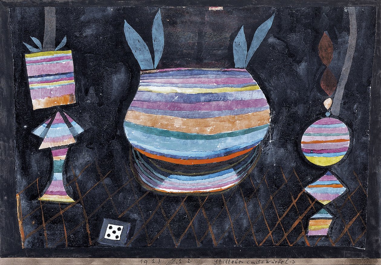 Zátiší s kostkami od Paul Klee