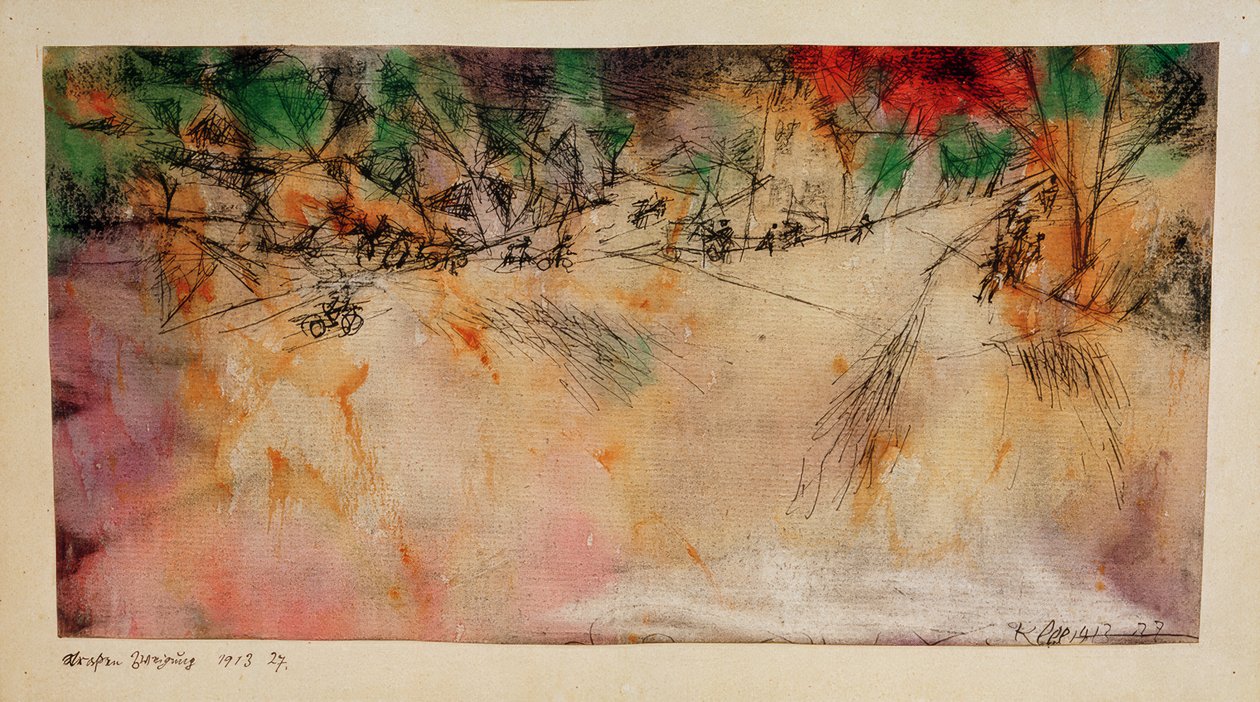 Větev silnic od Paul Klee