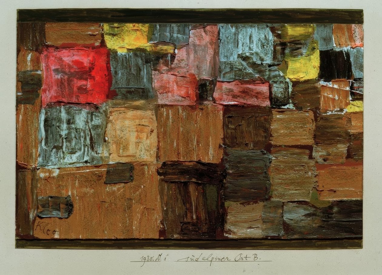 Město v jižních Alpách B. od Paul Klee