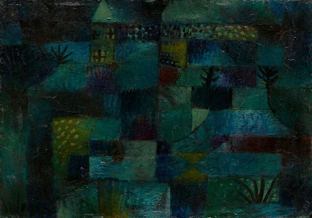 Terasovitá zahrada, 1920. od Paul Klee