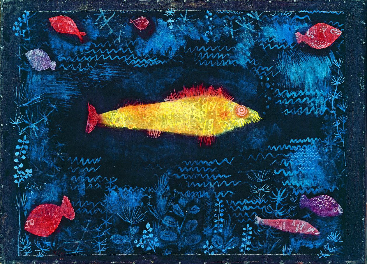 Zlatá rybka od Paul Klee