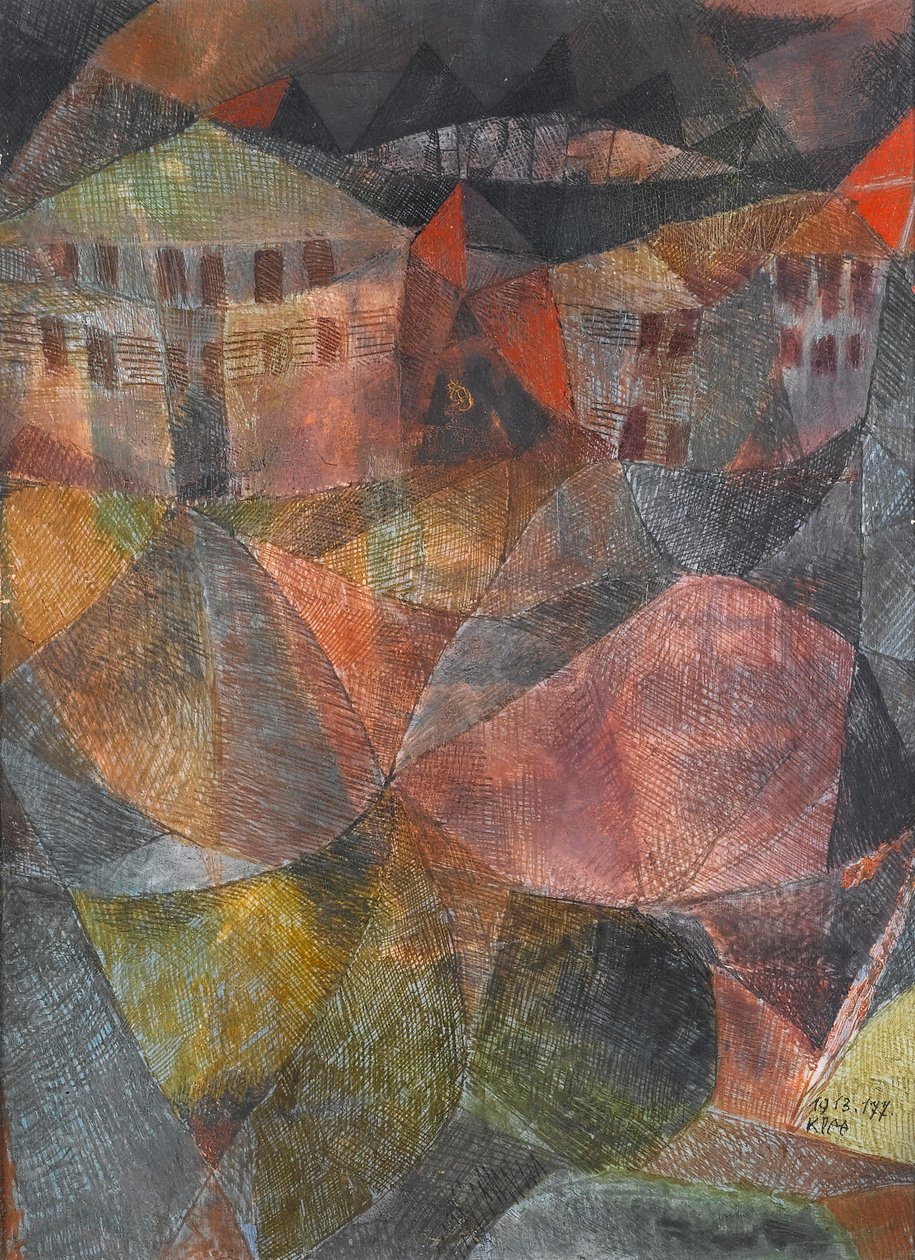 Hotel, 1913. od Paul Klee