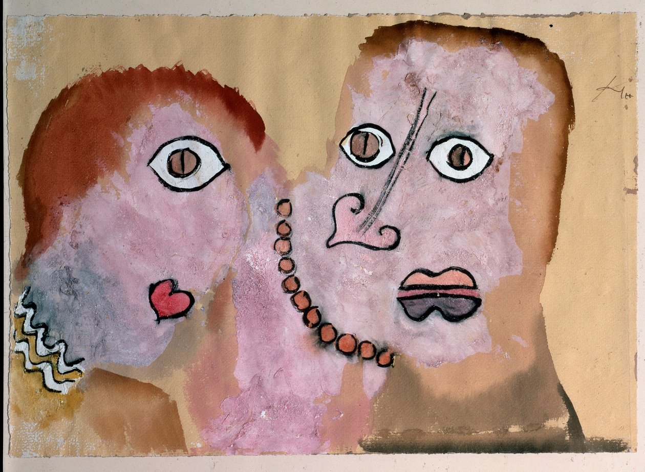 Náhrdelník (Akvarel od Paul Klee