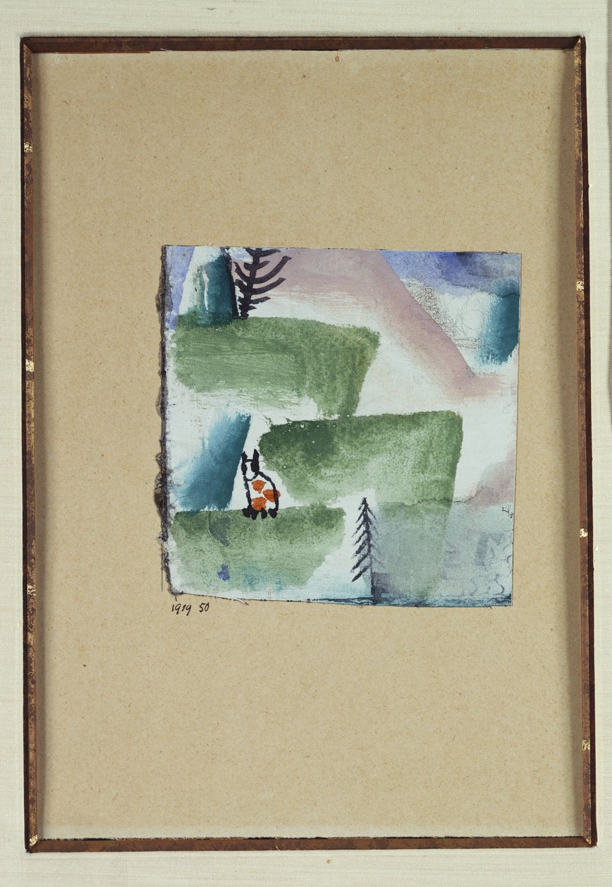 Území kocoura od Paul Klee
