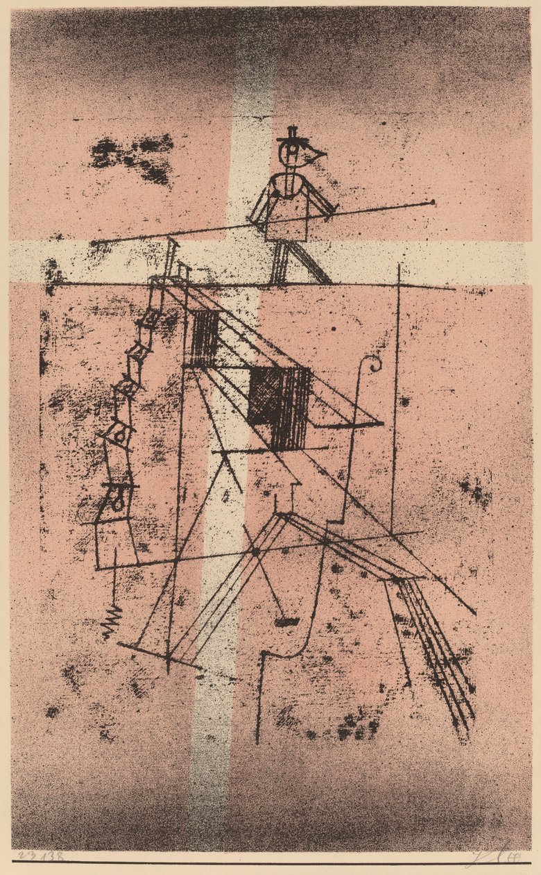 The Tight Rope Walker (Seiltänzer) od Paul Klee