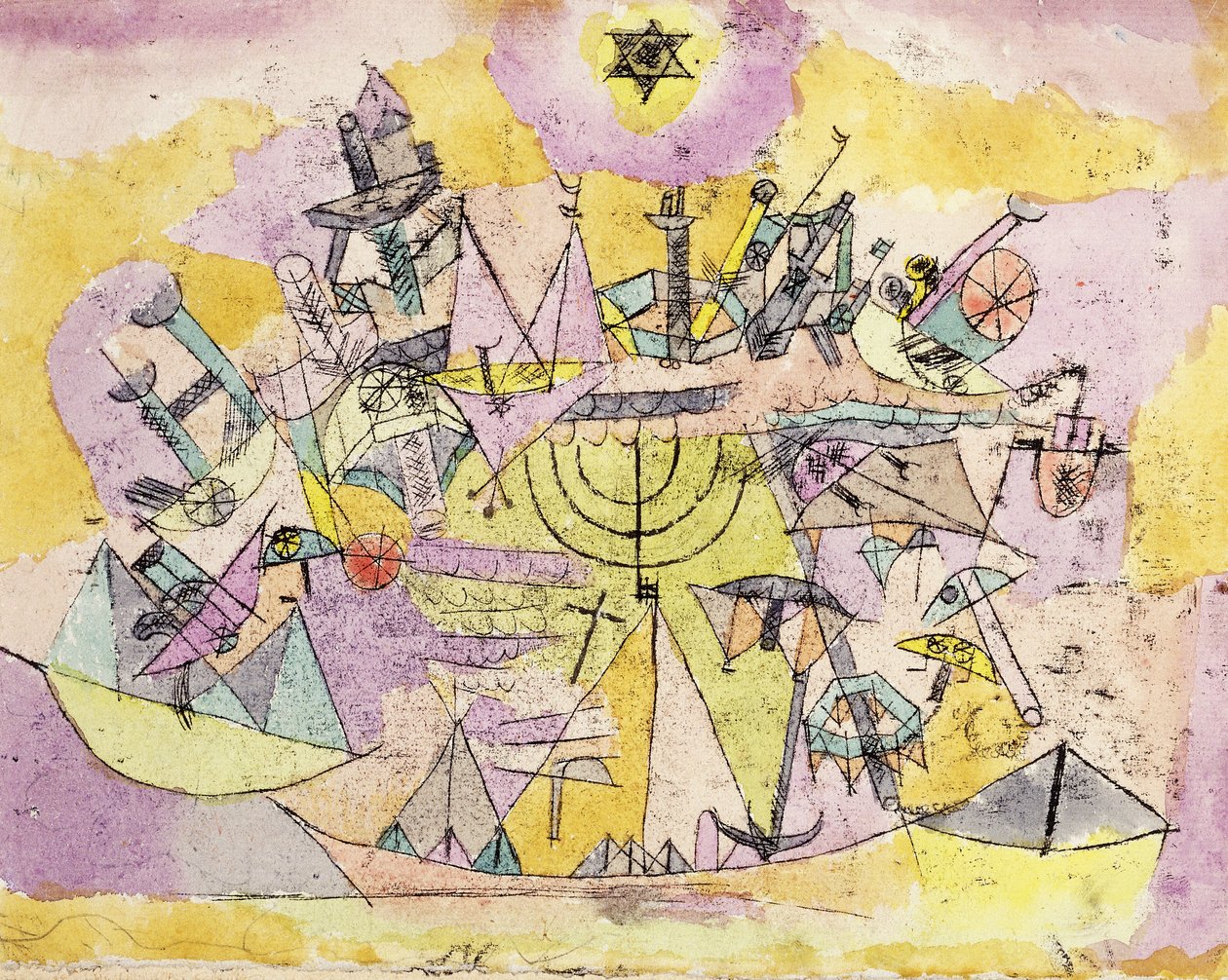 Nešťastné lodě; Velikonoce lodí od Paul Klee
