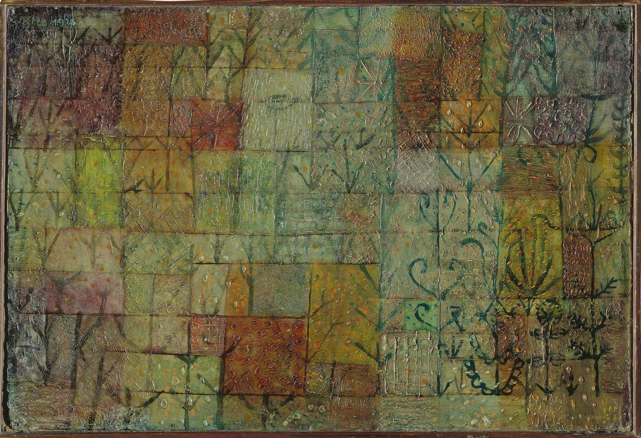 Zeleninová zahrada, 1925. od Paul Klee