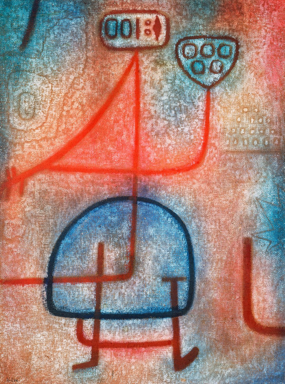 Krásná zahradníka (olej na plátně) od Paul Klee