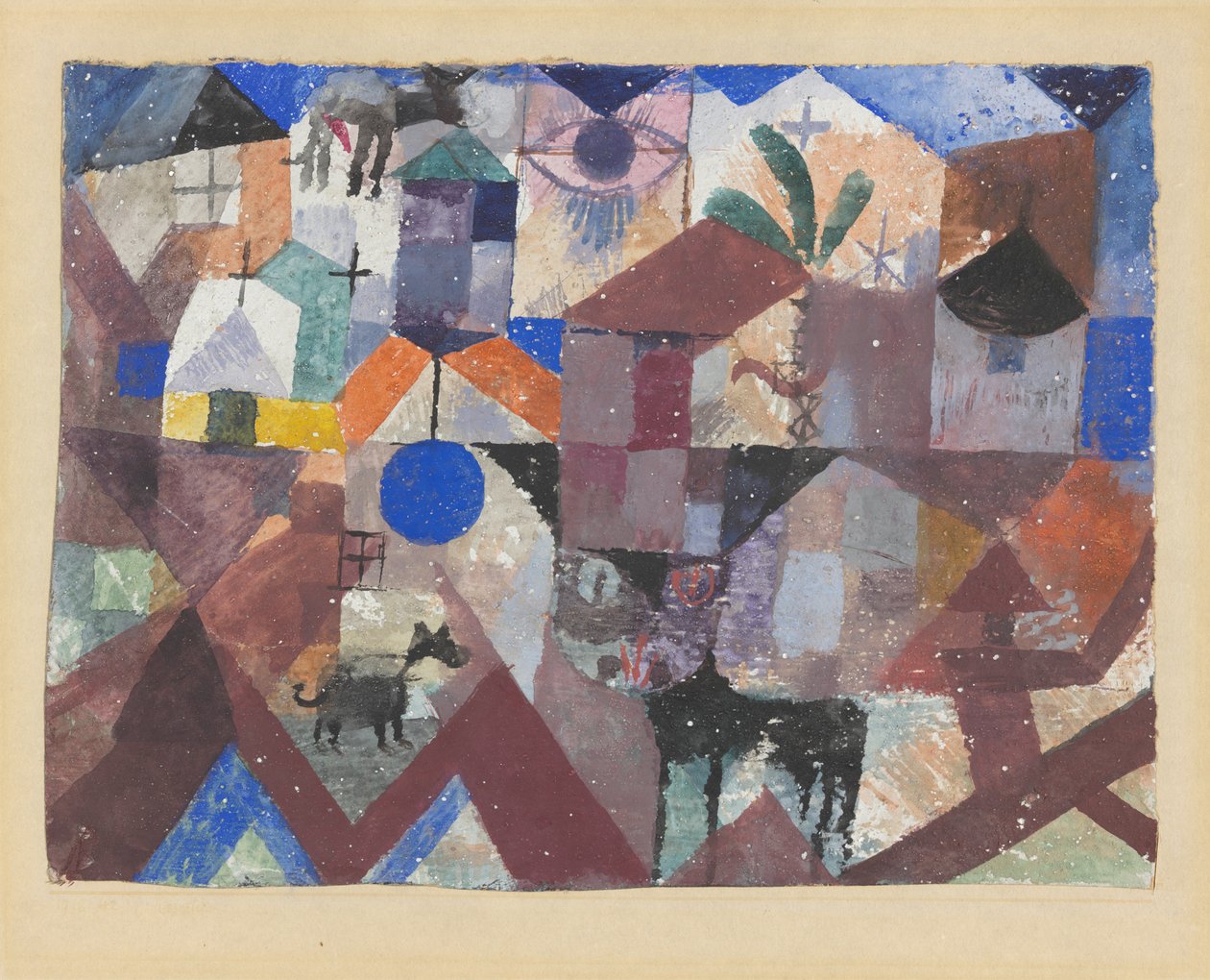 Tiergarten, 1918. od Paul Klee