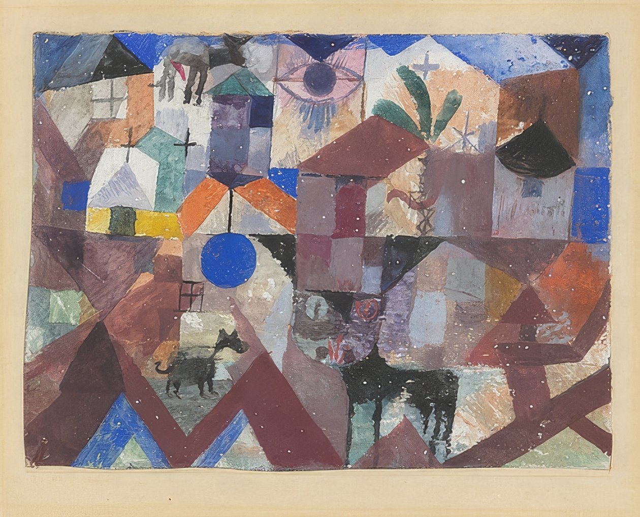 Zoologická zahrada. 1918 od Paul Klee