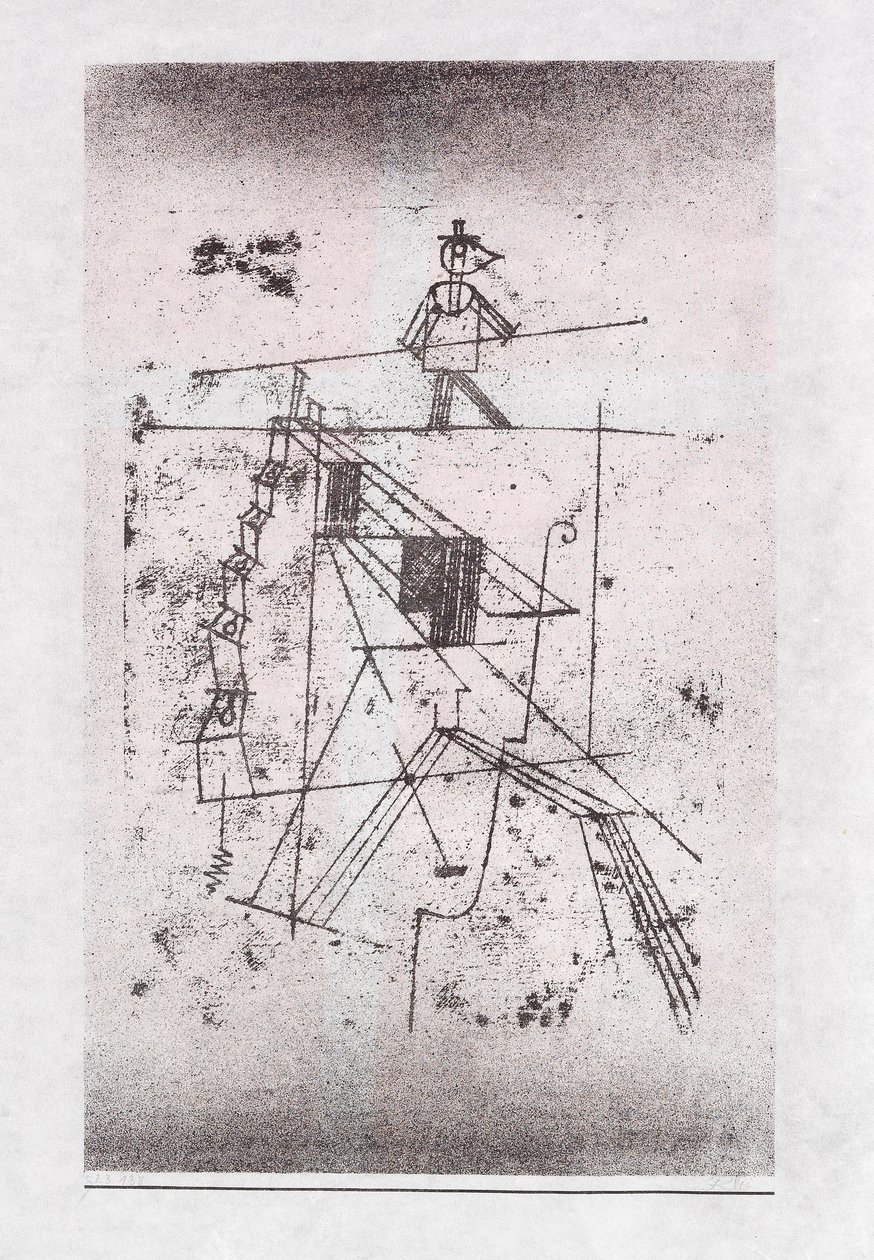 Provazochodec, 1923. od Paul Klee