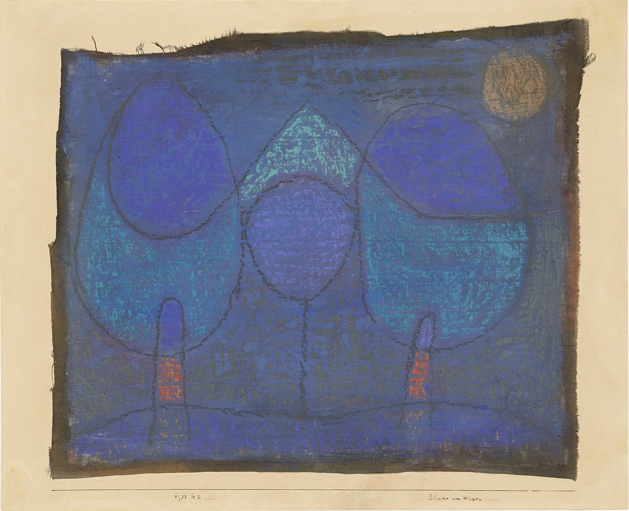 Stromy u vody, 1933. od Paul Klee