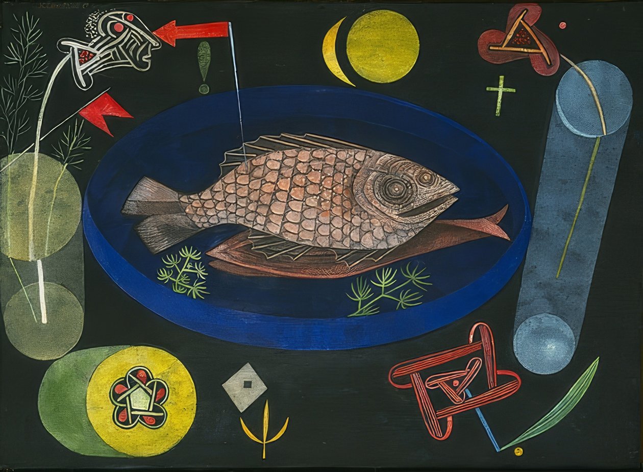 K rybám. 1926 od Paul Klee