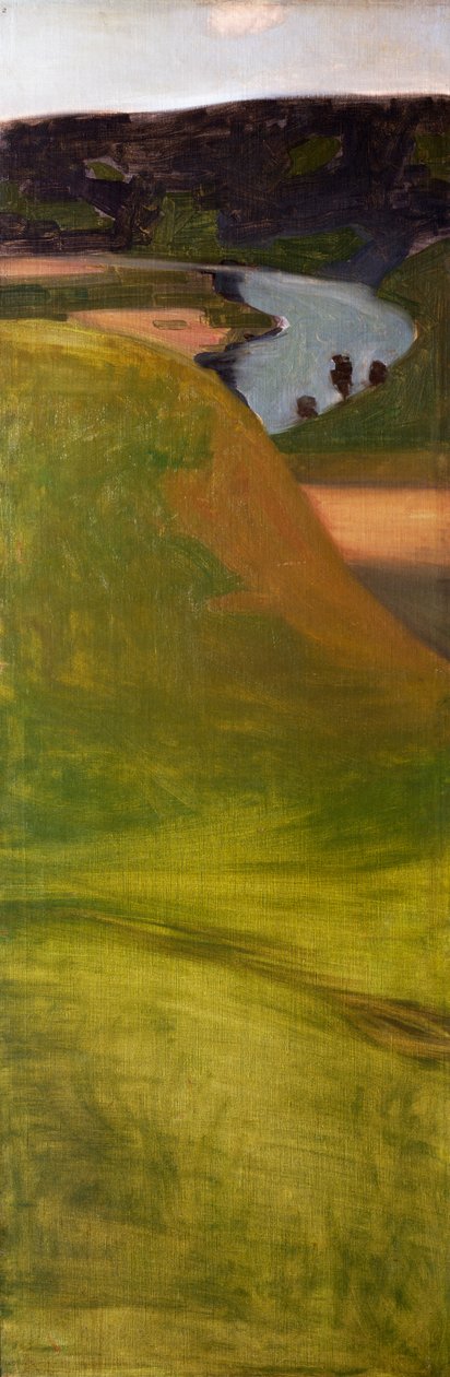 Bez názvu (krajina Aare) od Paul Klee