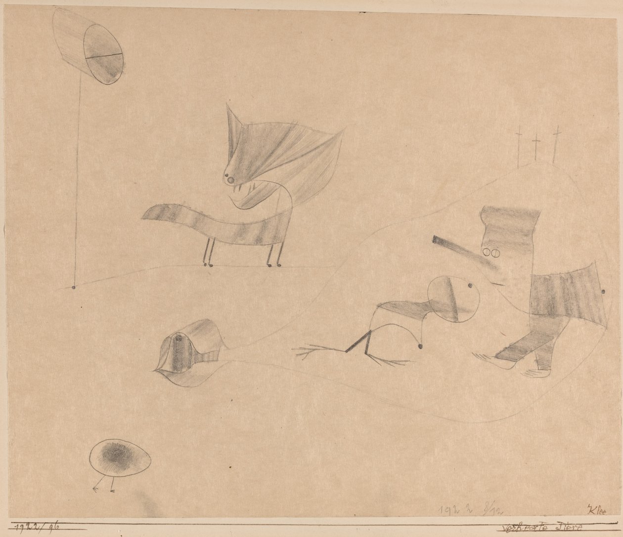 Očarovaná zvířata od Paul Klee