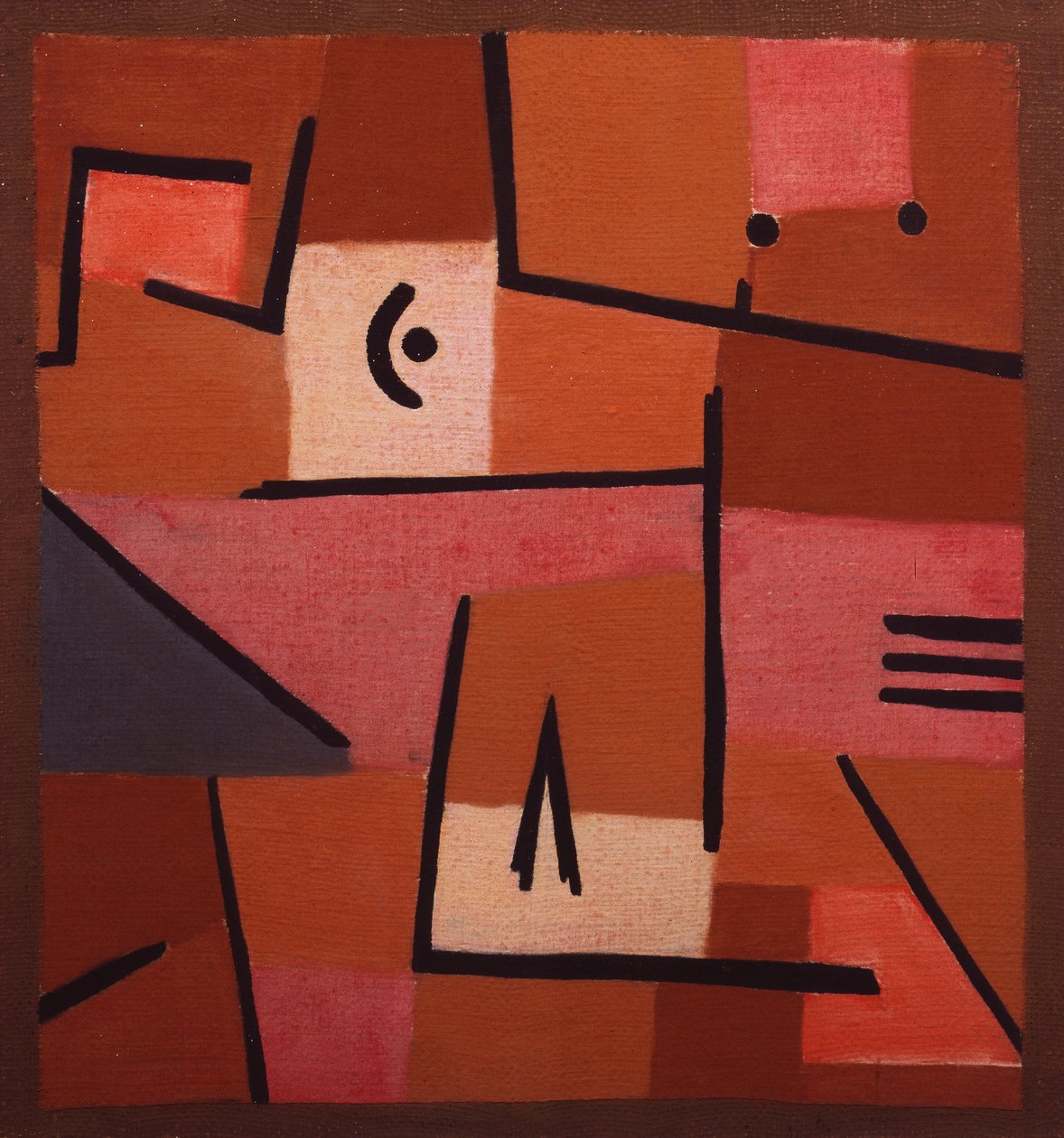 Pohled z červené od Paul Klee
