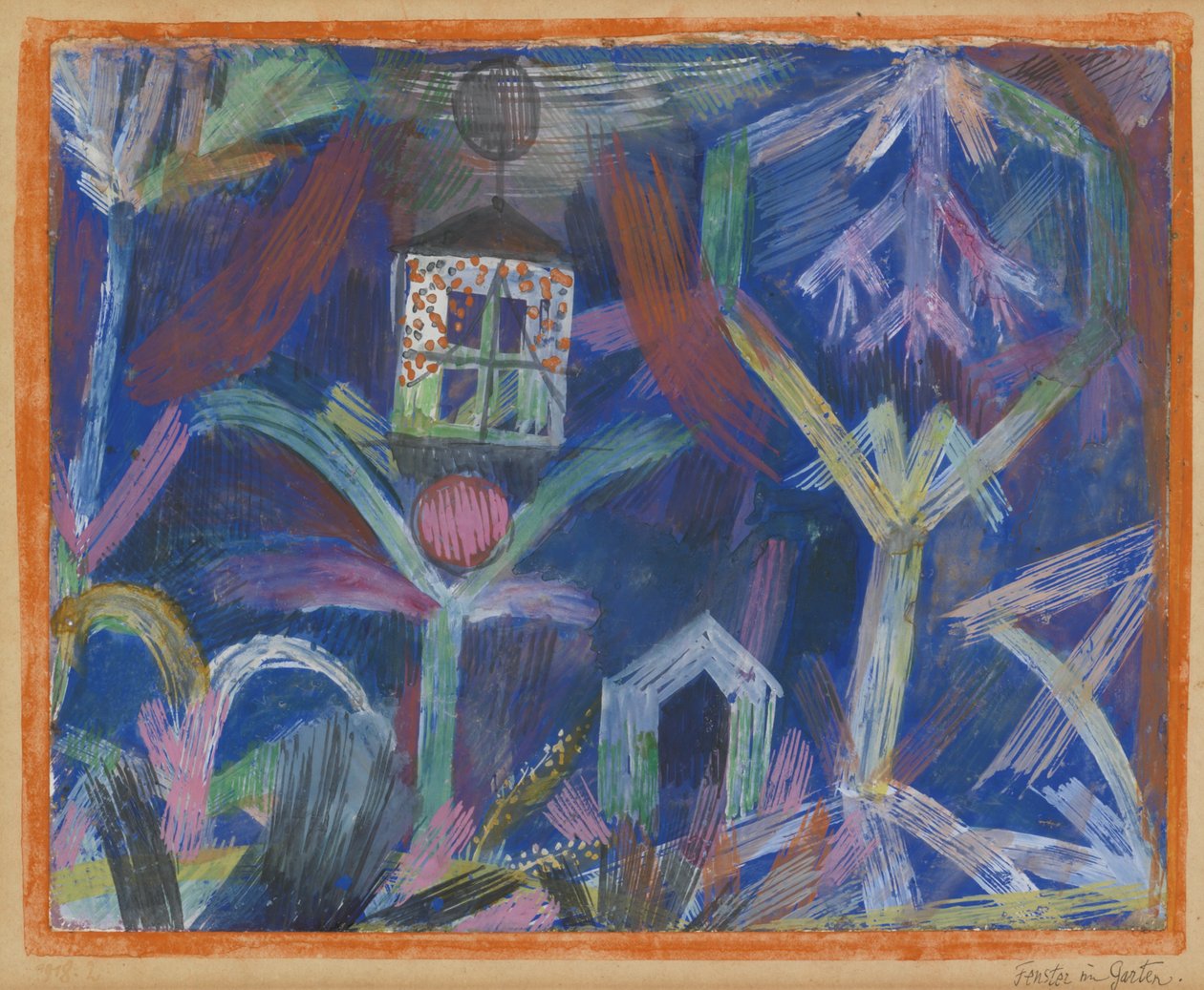 Okno v zahradě. od Paul Klee