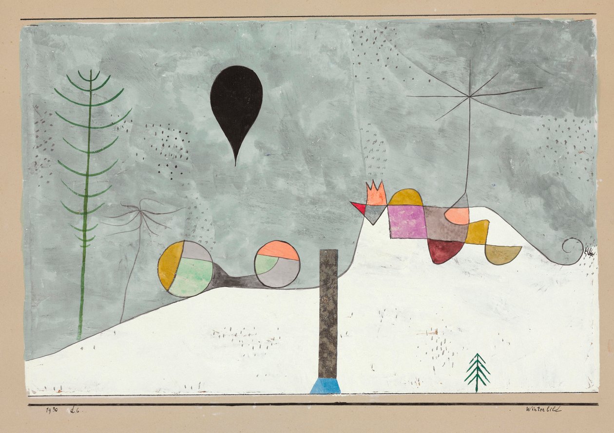 Zimní obrázek od Paul Klee
