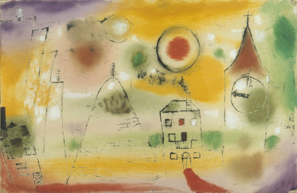 Zimní den krátce před polednem od Paul Klee