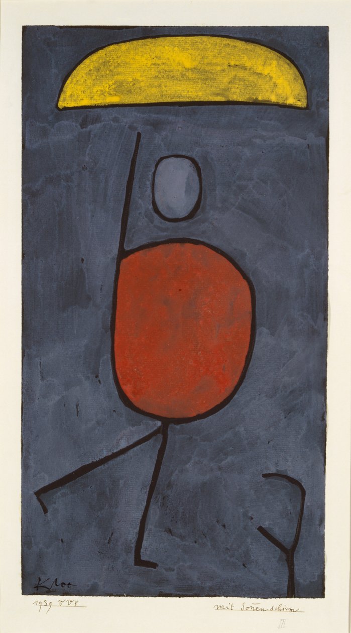 S deštníkem, 1939. od Paul Klee