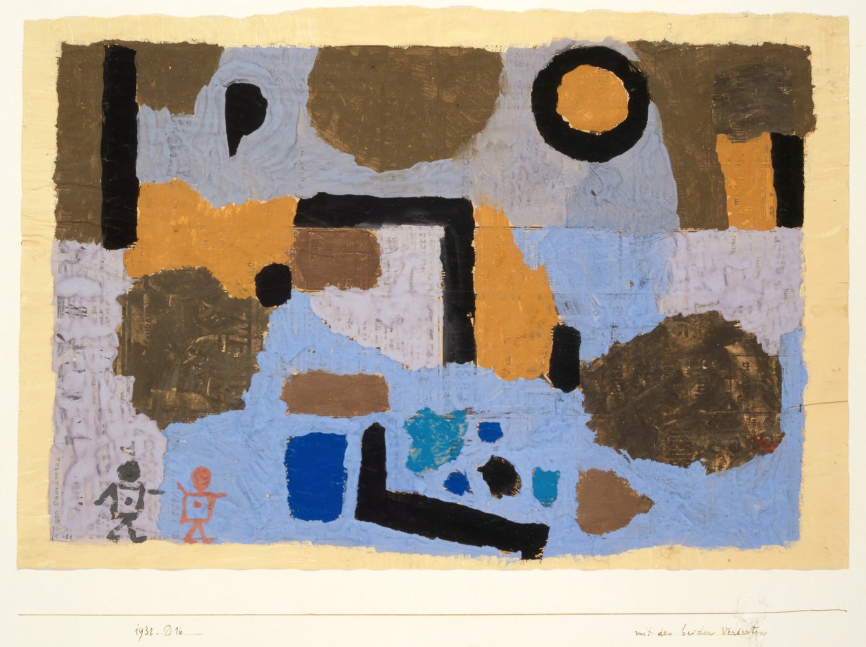 Se dvěma ztracenými, 1938. od Paul Klee