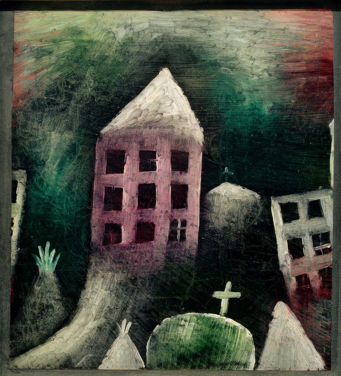 Zničené místo od Paul Klee