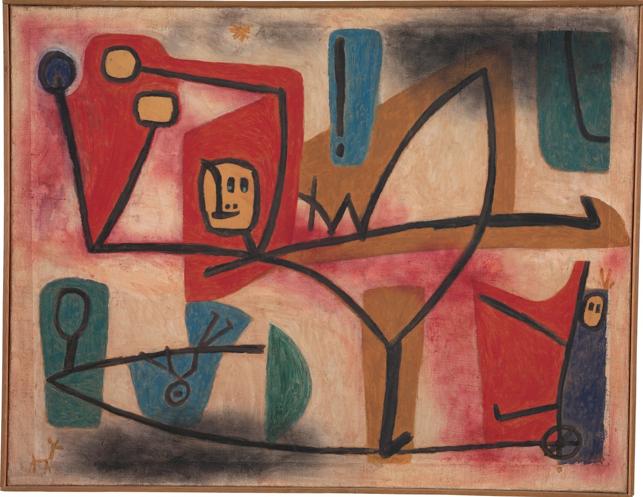 Cockiness bujnost, 1939. od Paul Klee