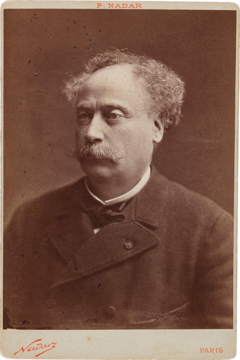Alexandre Dumas, syn 1824-1895, c. 1886. od Paul Nadar