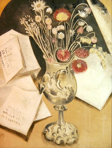 Kytice květin (olej na plátně) od Paul Nash