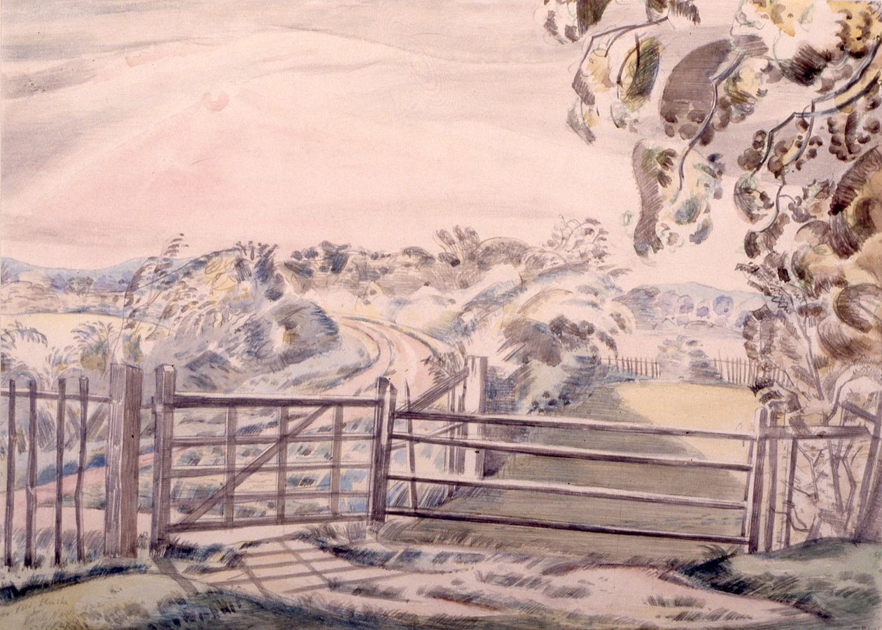 Kreslení v Oxenbridge od Paul Nash