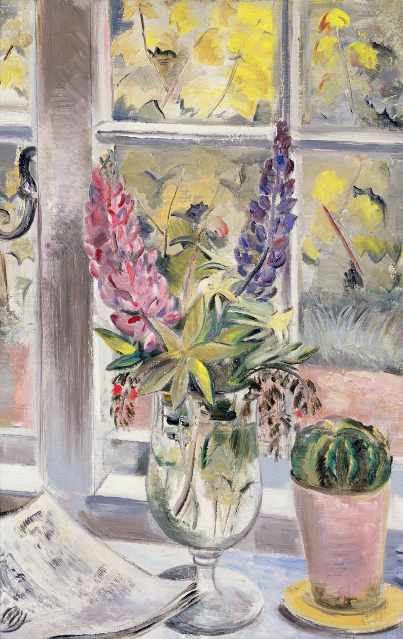 Lupiny a kaktusy od Paul Nash