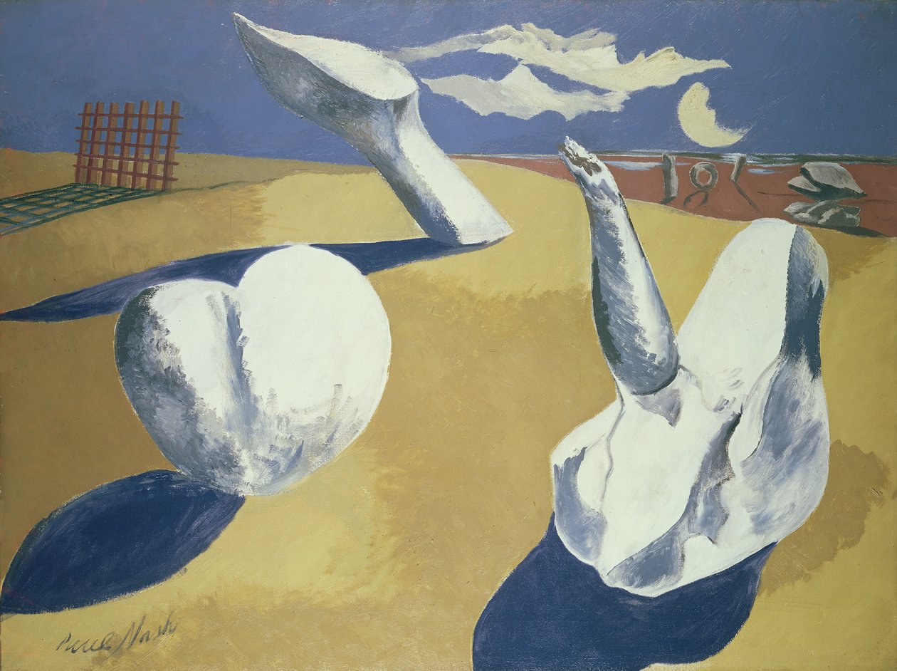Noční krajina od Paul Nash