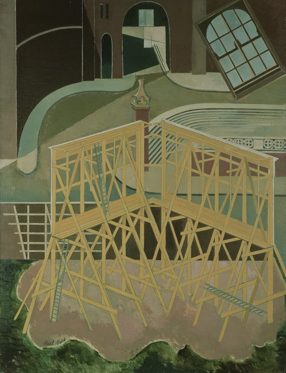 Severní dobrodružství (olej na plátně) od Paul Nash