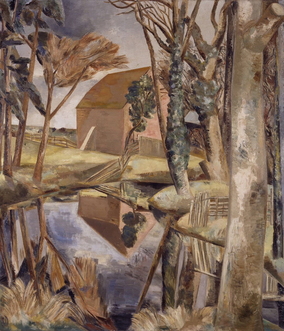 Rybník Oxenbridge, 1927-28. od Paul Nash