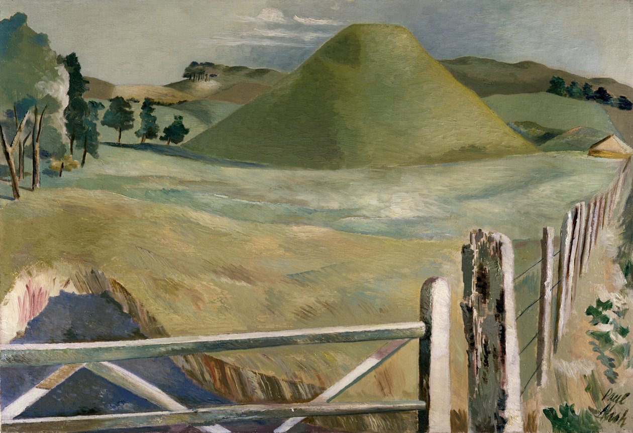 Silbury Hill (olej na plátně) od Paul Nash