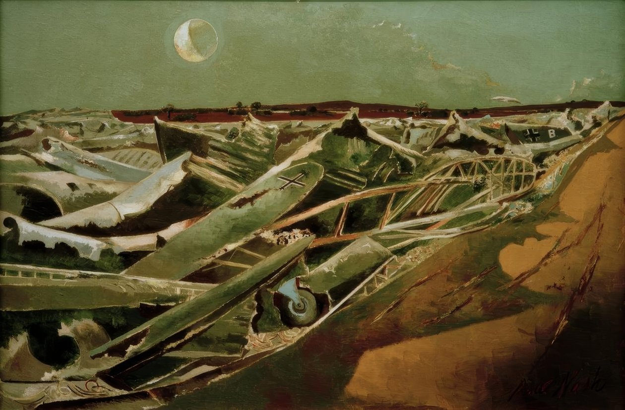 Mrtvé moře od Paul Nash