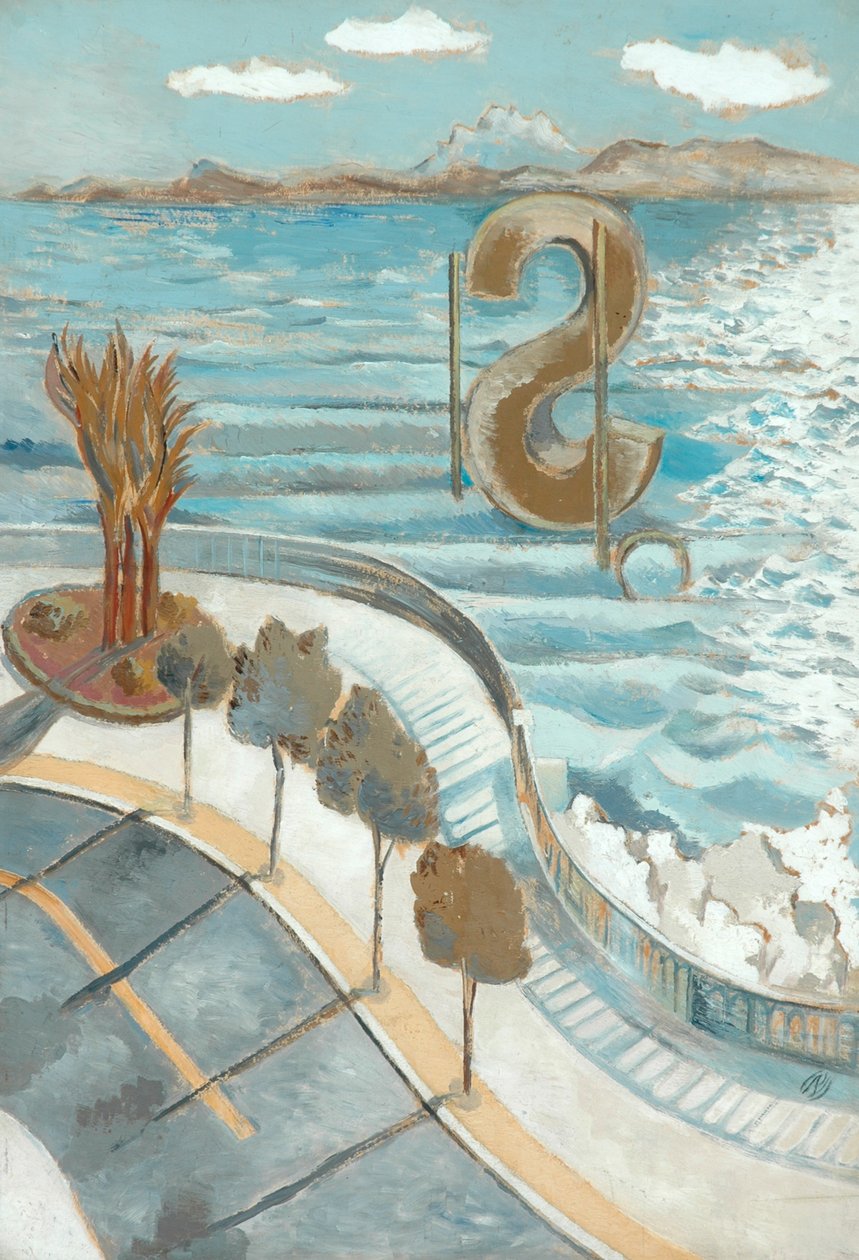 Pohled z okna, pěkné od Paul Nash