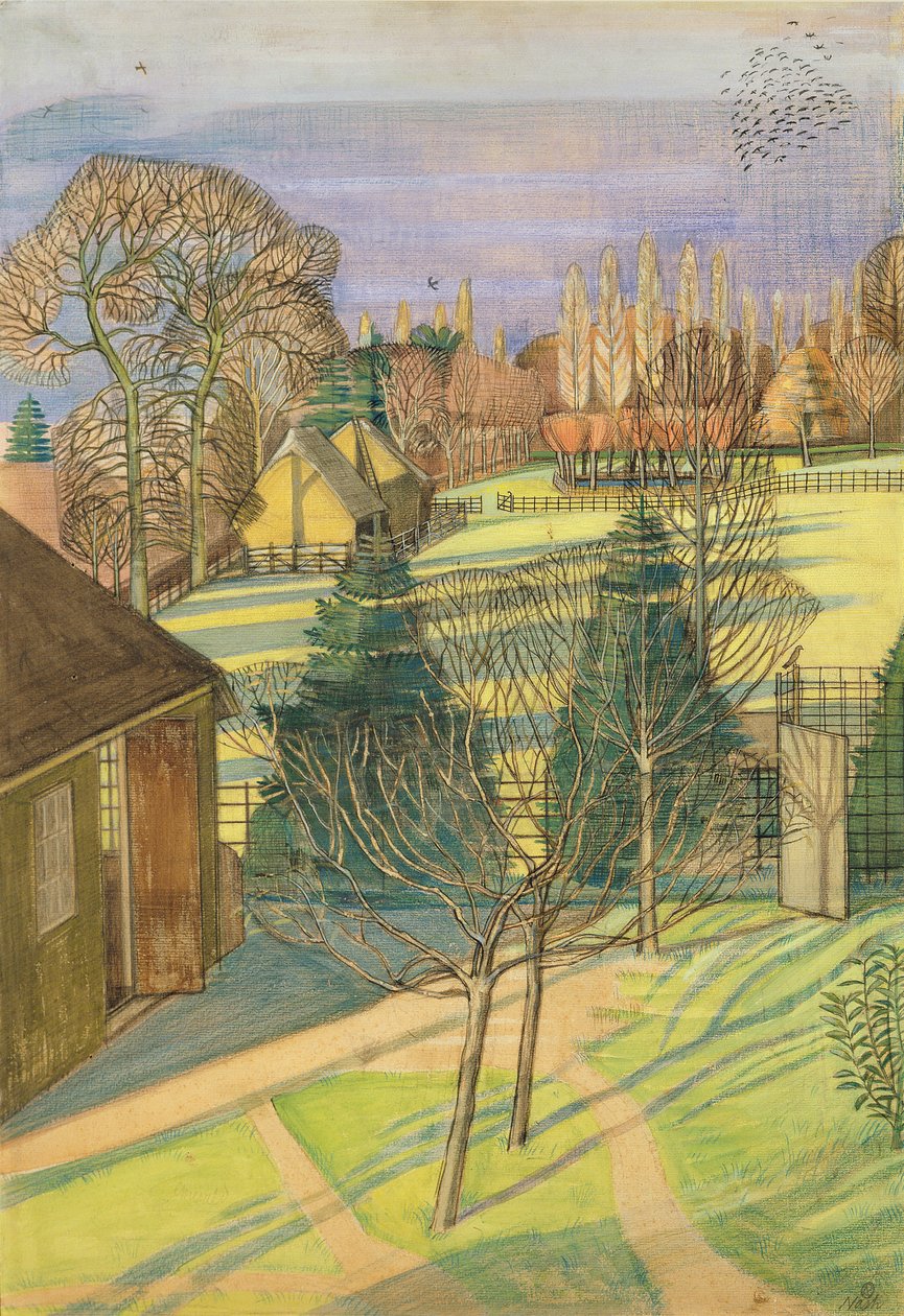 Zimní krajina od Paul Nash