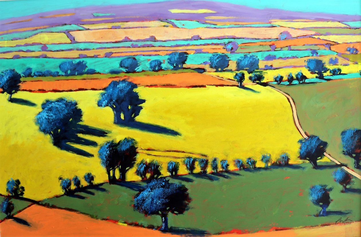 Cotswold Way (akryl na palubě) od Paul Powis