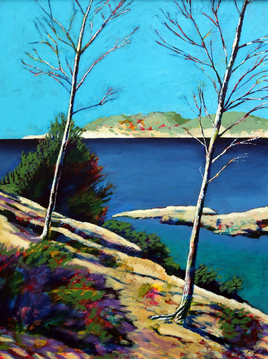 Peguera (akryl na palubě) od Paul Powis